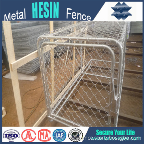 4'x8'x6' Large Galvanzied Dog Kennel